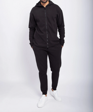 Quilted Zip-Up Hoodie Jacket