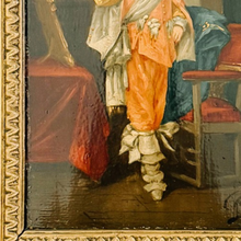 Mid-19th Century Italian Cavalier Portrait Oil Paintings in Ornate Giltwood Frames