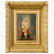 Mid-19th Century Italian Cavalier Portrait Oil Paintings in Ornate Giltwood Frames