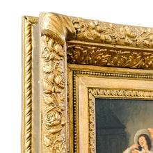Mid-19th Century Italian Cavalier Portrait Oil Paintings in Ornate Giltwood Frames