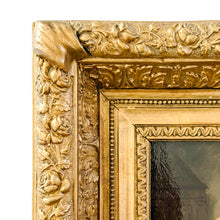 Mid-19th Century Italian Cavalier Portrait Oil Paintings in Ornate Giltwood Frames