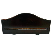 Pair of Neoclassical Cast Brass & Dark Cherry Wood Wall Brackets