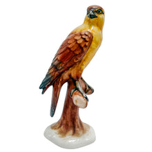 Vintage Italian Ceramic Birds of Prey Sculptures – Pair of Falcons / Hawks