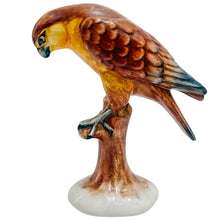 Vintage Italian Ceramic Birds of Prey Sculptures – Pair of Falcons / Hawks