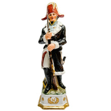 Vintage Italian Porcelain Napoleonic Soldier Figurines by Di Pietro