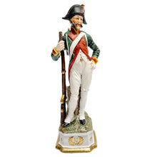 Vintage Italian Porcelain Napoleonic Soldier Figurines by Di Pietro