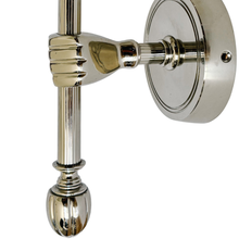 Pair of Jacques Adnet Style Polished Nickel Hand Sconces
