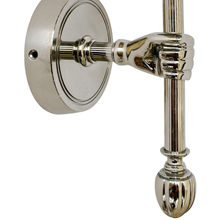 Pair of Jacques Adnet Style Polished Nickel Hand Sconces