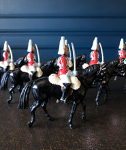 British Cast Iron Mounted Soldier Figurines