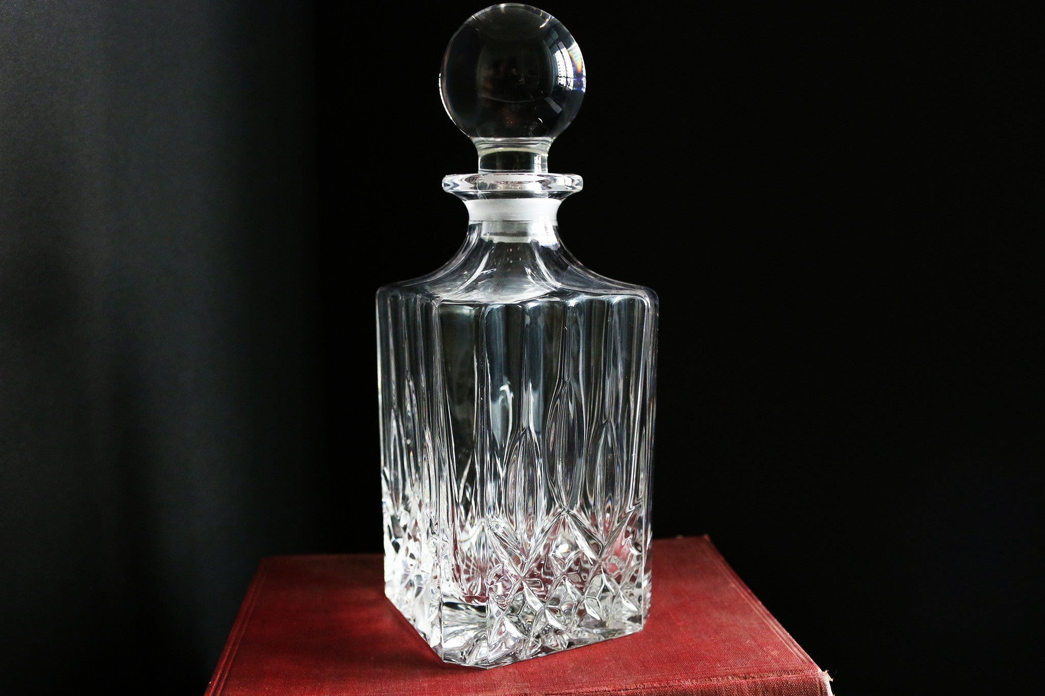 Vintage Crystal Decanter Set Lord Wallington