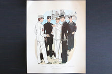 Vintage US Navy Uniform Posters 1776-1967