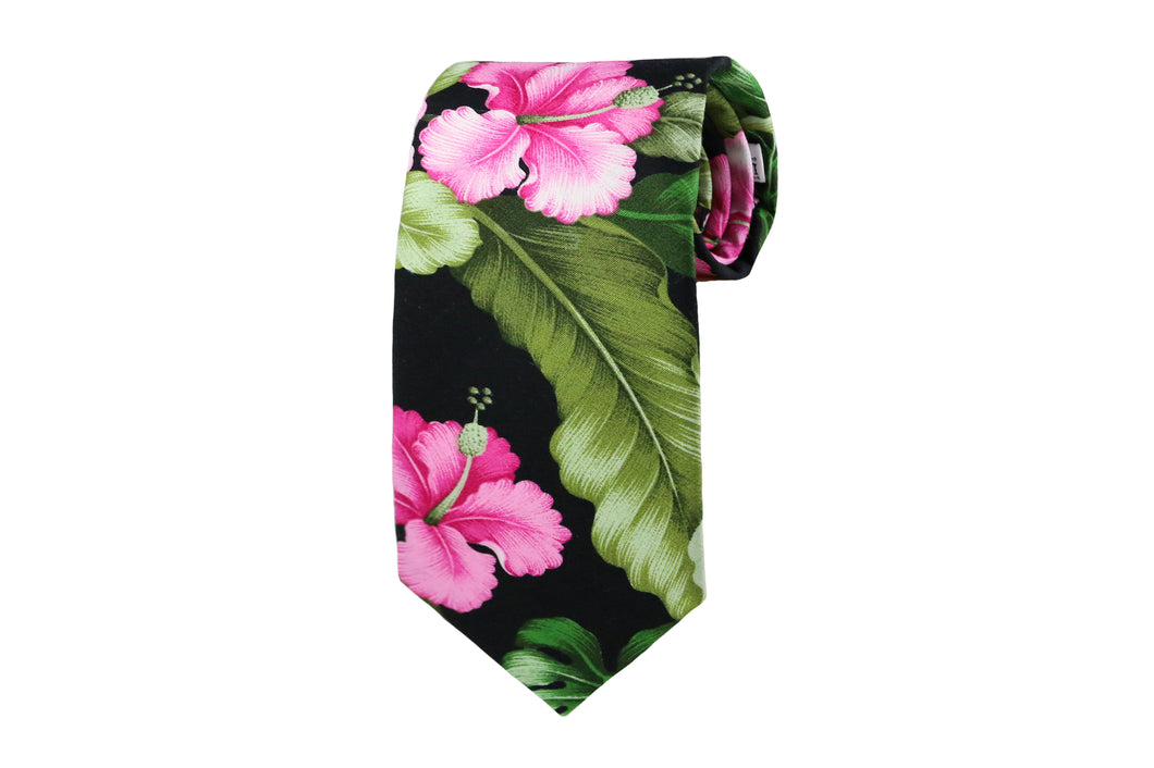 Hawaiian Print Tie 