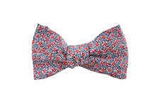 Red Floral Bow Tie