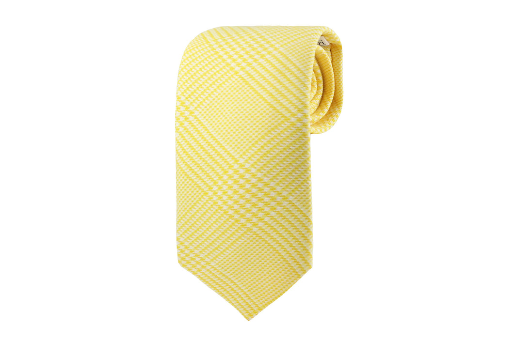 Yellow Glen Plaid Tie